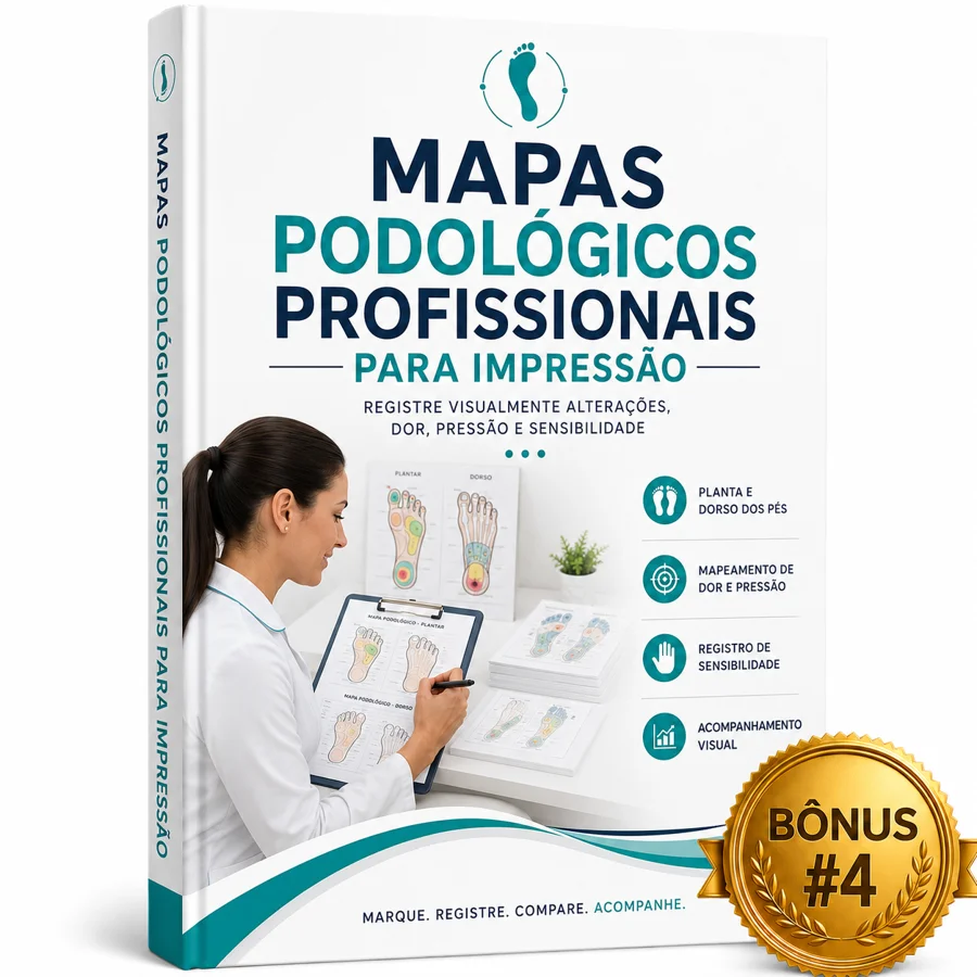 Mapas Podológicos Profissionais para Impressão