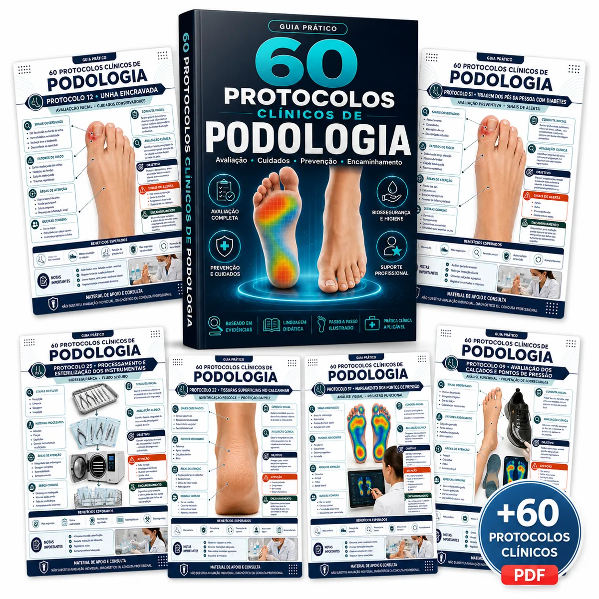 60 Protocolos Clínicos de Podologia